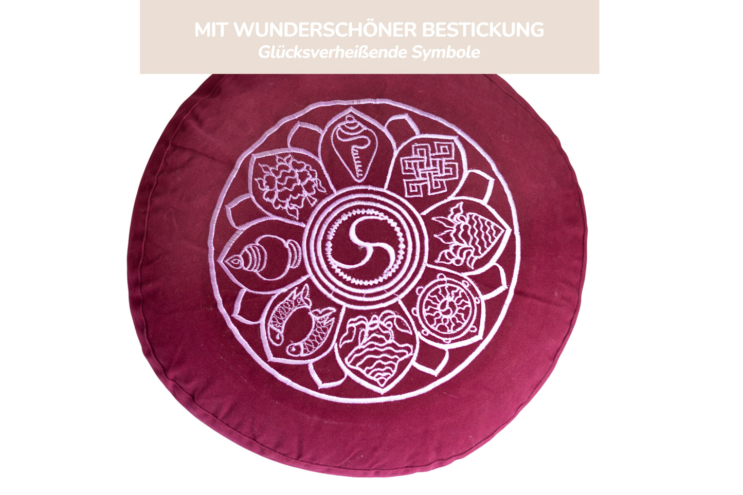 Meditationskissen, Meditieren, tägliche Meditation, Yoga, Yoga Kissen, bequem, anpassbar, Glück
