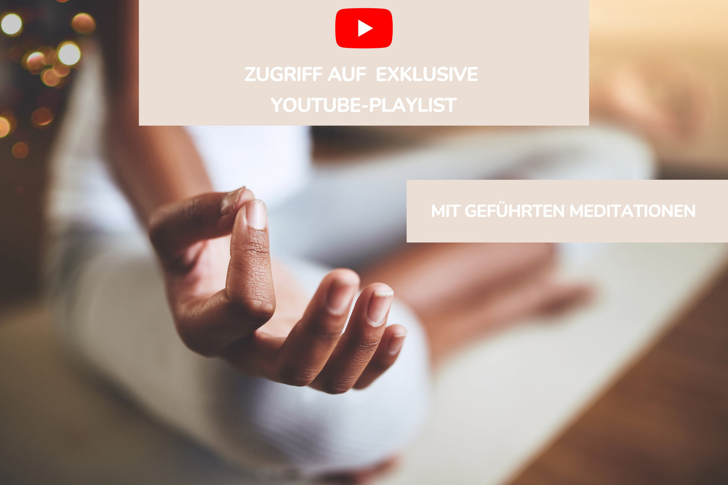 Bequemes Meditationskissen mit glücksverheißenden Symbolen für Meditation, Yoga & Co.