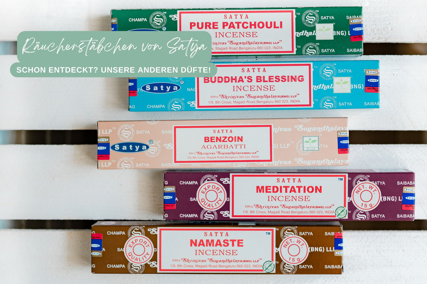 Räucherstäbchen “Buddha's Blessing” (Satya)