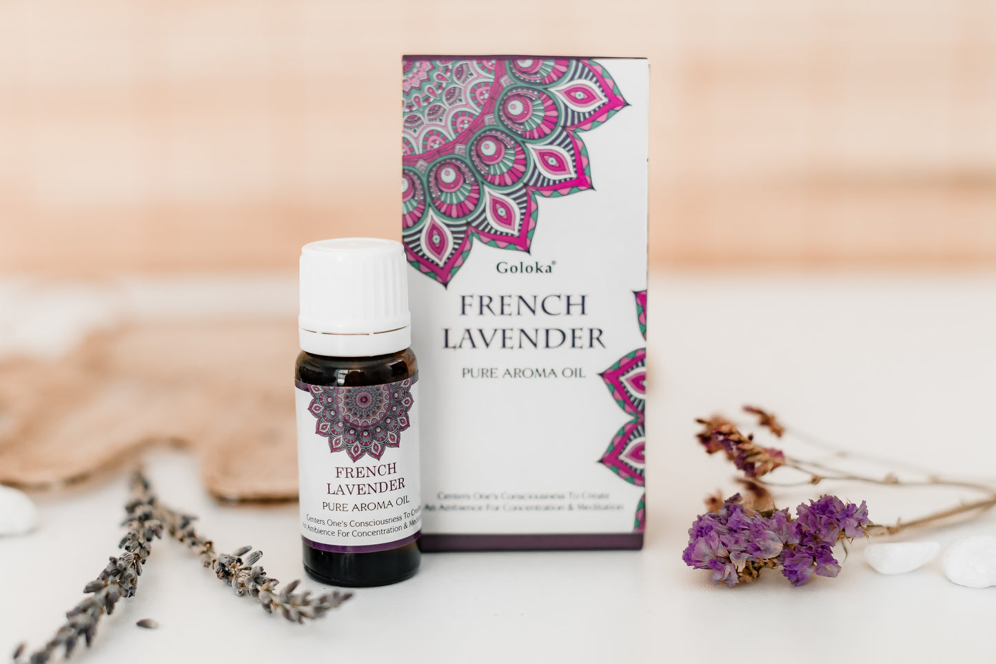 Aromaöl Lavendel - Duft “French Lavender” von Goloka, 10ml Flasche