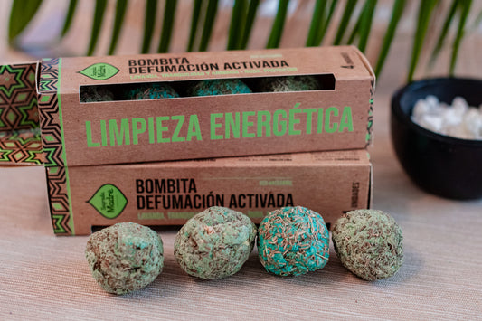Handgefertigte Räucherkugeln zur Energie-Reinigung (4er Set) - Räucherwerk “Energy Cleanser” von Sagrada Madre